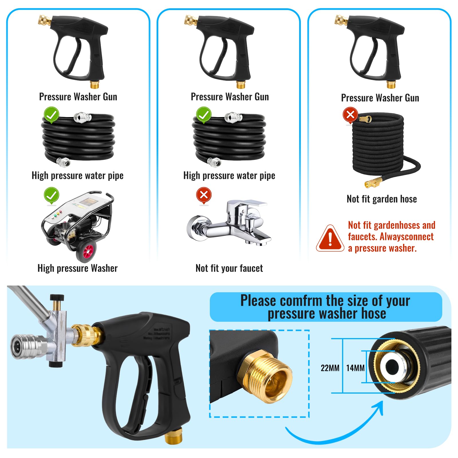 Mroace 2-in-1 Dual-Function Foam Sprayer