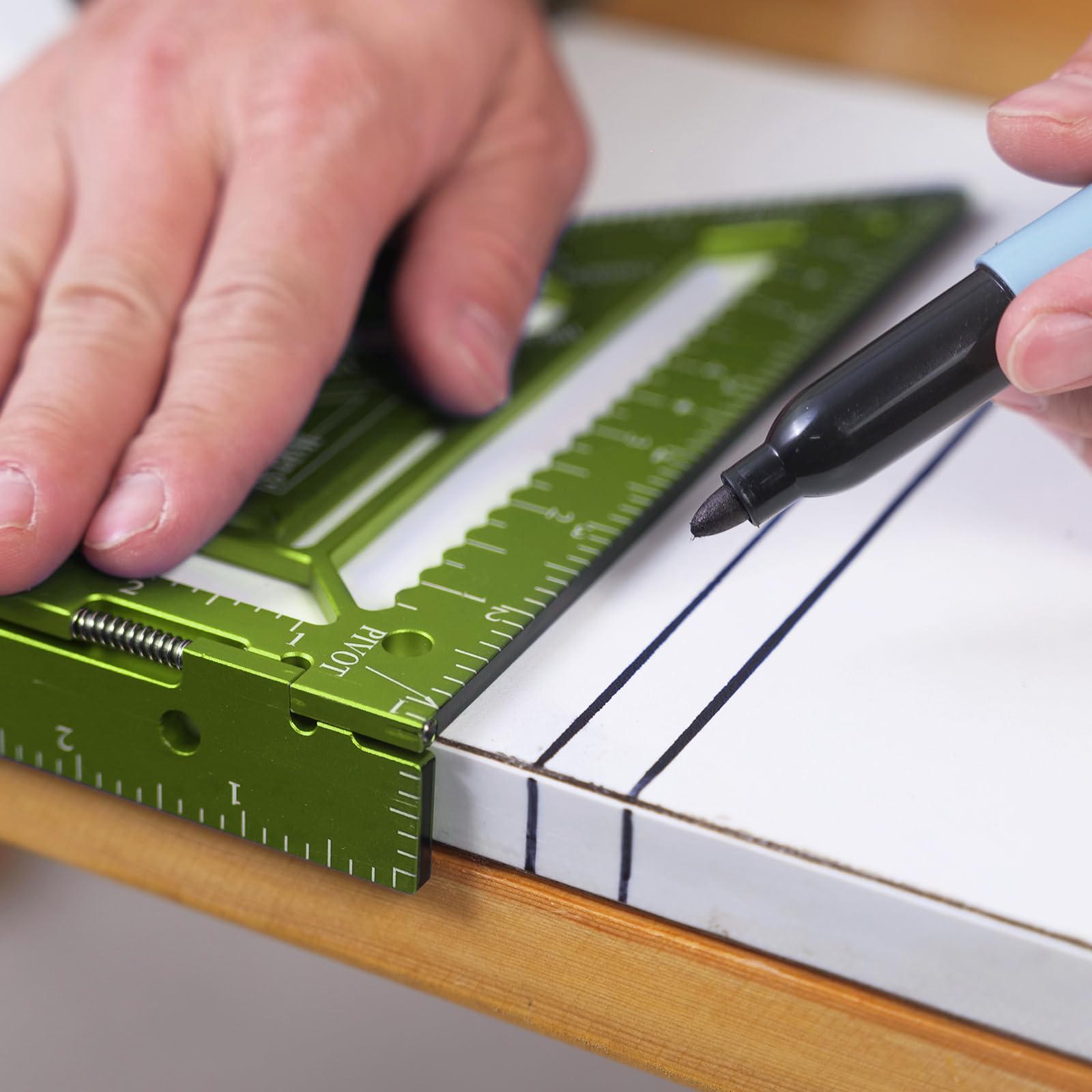 Mroace 8.3" Rafter Square Jig Block Tool