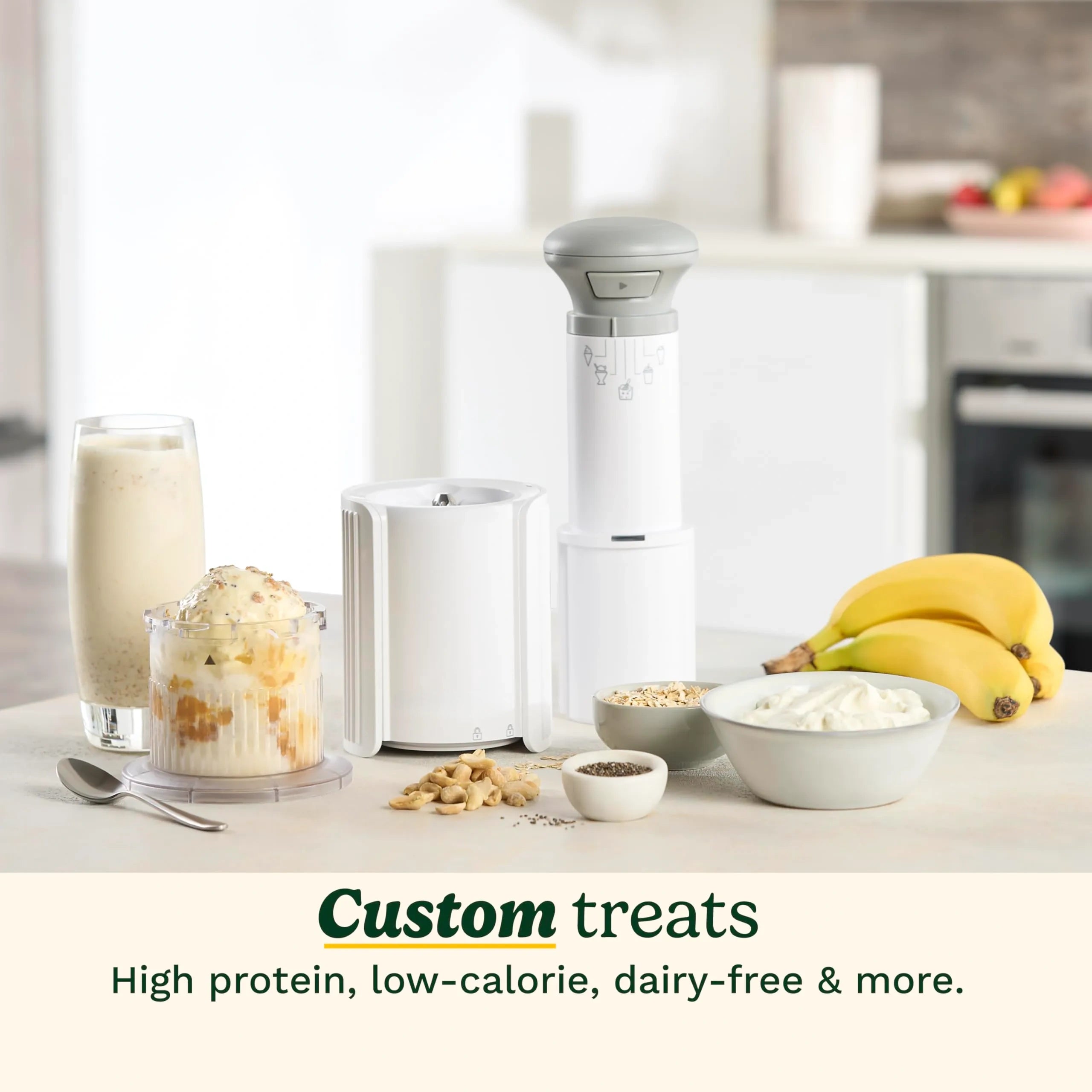 Mroace 5-in-1 Compact Frozen Dessert Maker