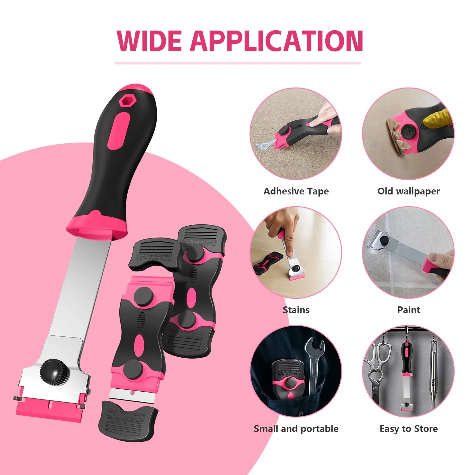 Mroace Multi Purpose Razor Blade Scraper Set