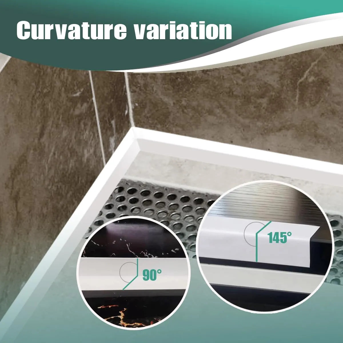 Mroace Waterproof Self-Adhesive PVC Caulk Tape