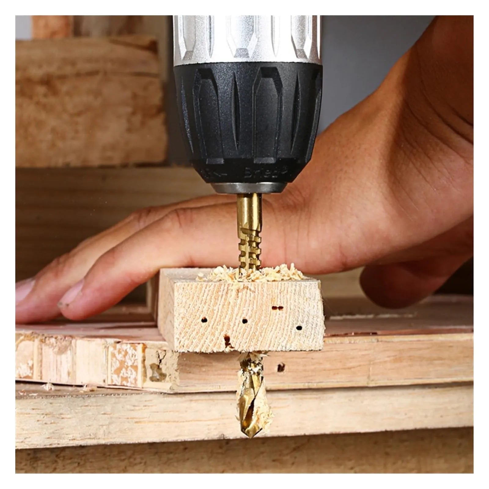 Mroace Cobalt Spiral Composite Tap Drill Bit Set