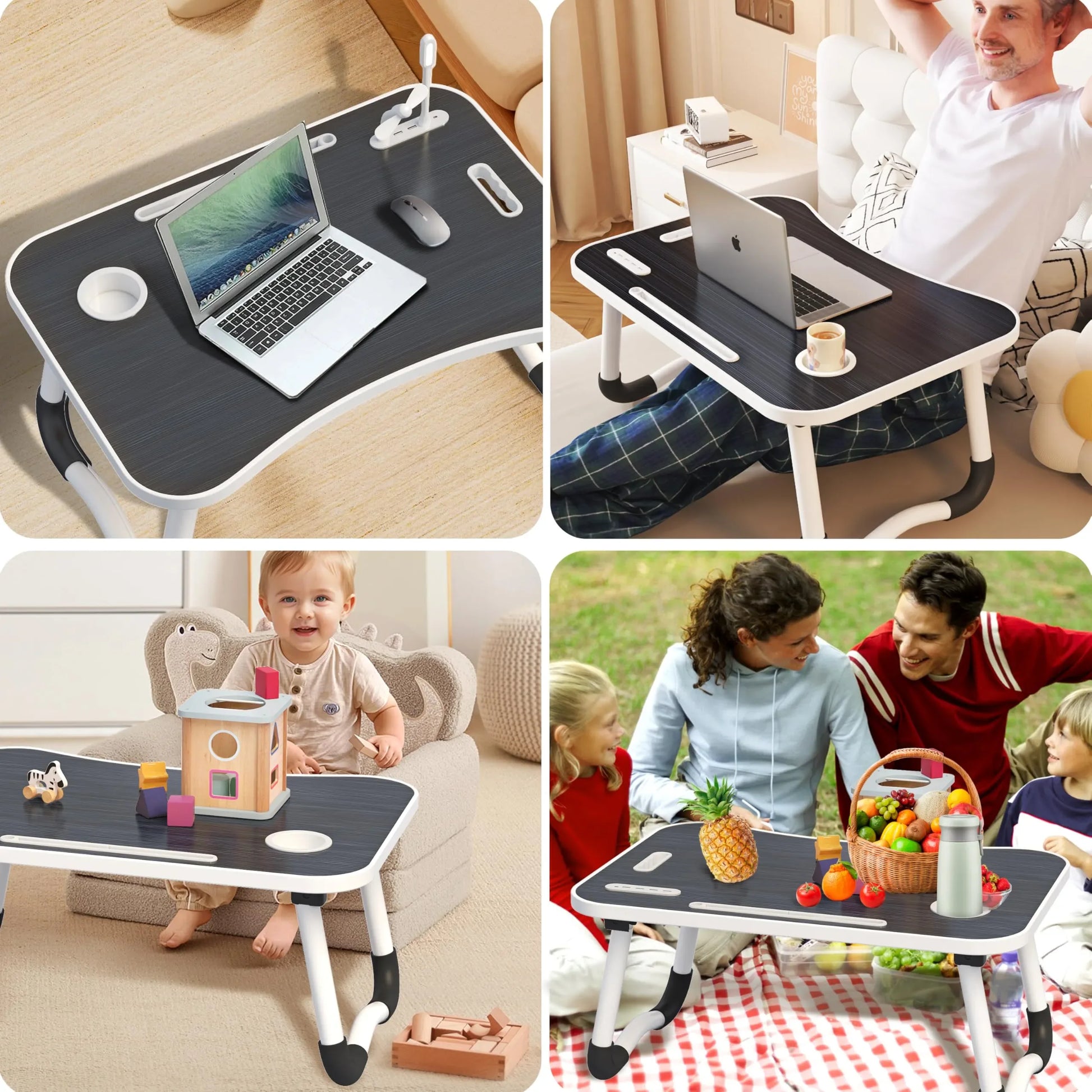 Mroace Foldable Portable Laptop Stand Lap Desk - MROACE