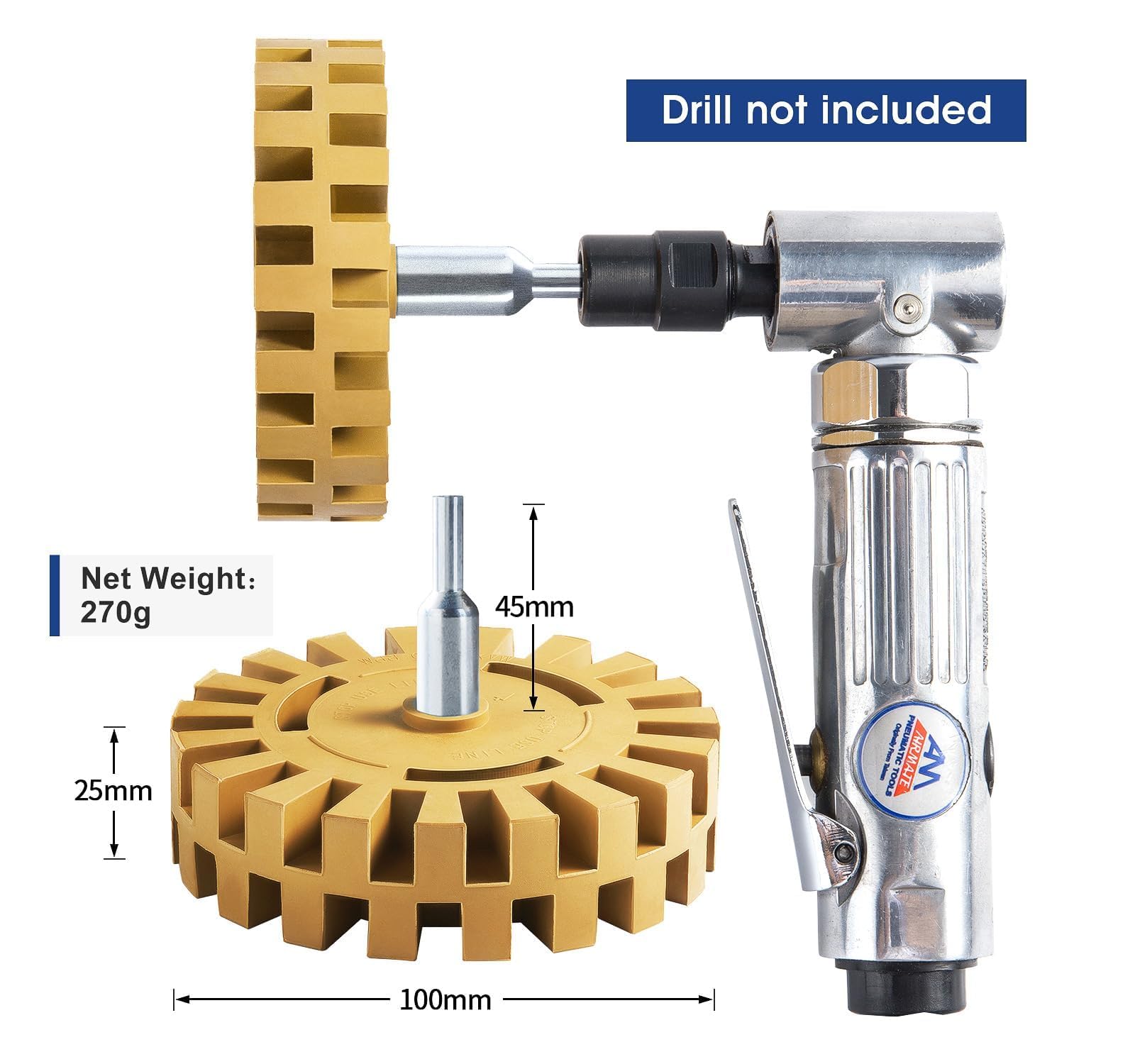 Mroace Decal Remover Eraser Wheel Rubber Wheel