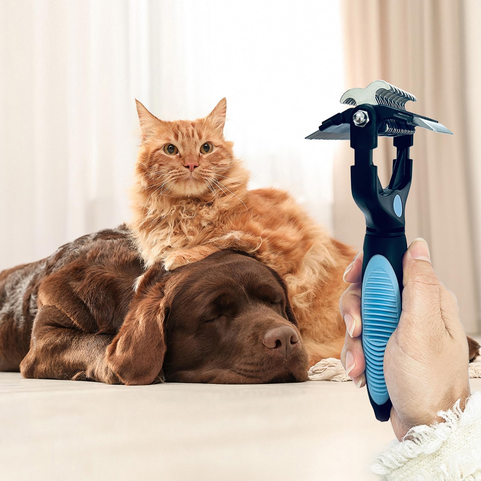 Mroace 3-in-1 Pet Grooming Brush