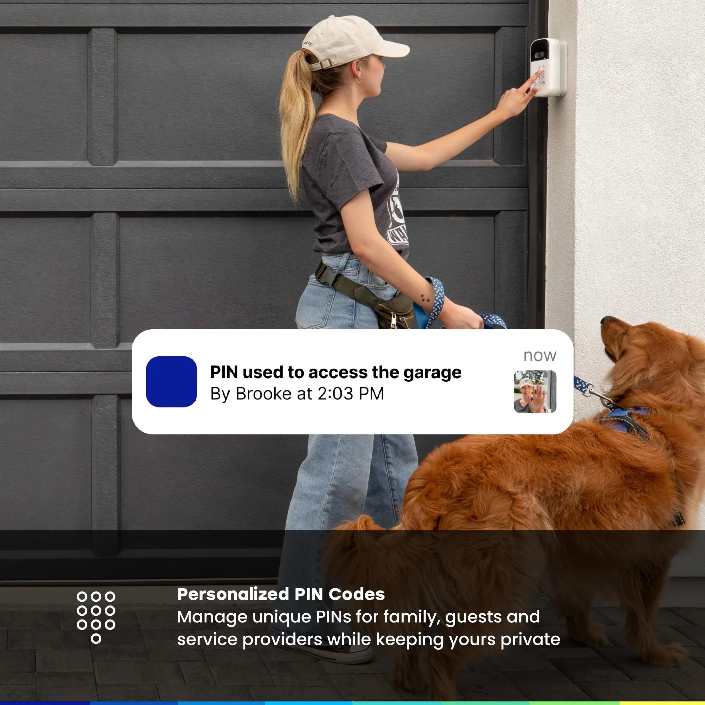 Mroace Smart Garage Door Video Keypad - MROACE