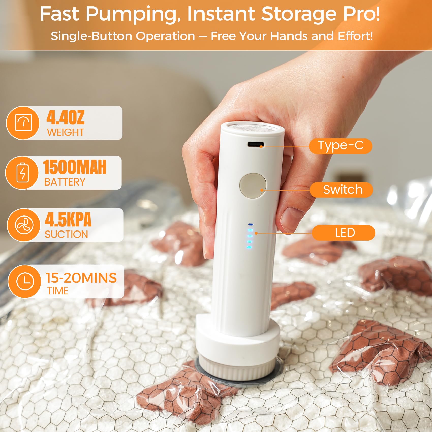 Mroace Travel Vacuum Bag Kit