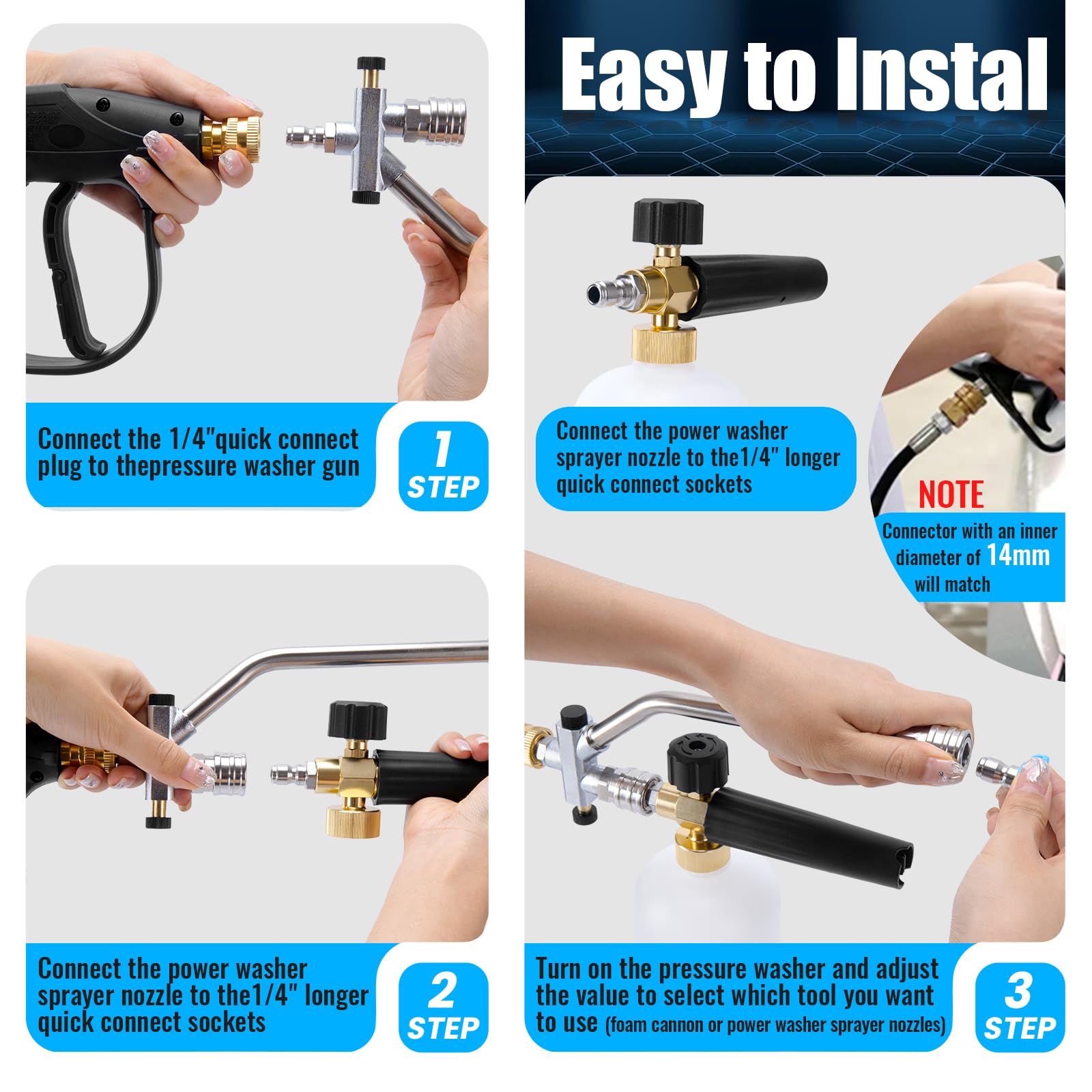 Mroace 2-in-1 Dual-Function Foam Sprayer