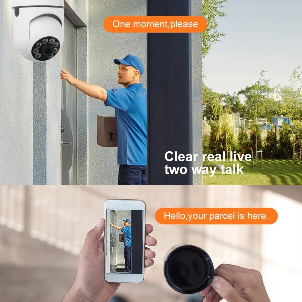 Mroace Light Bulb Security Camera