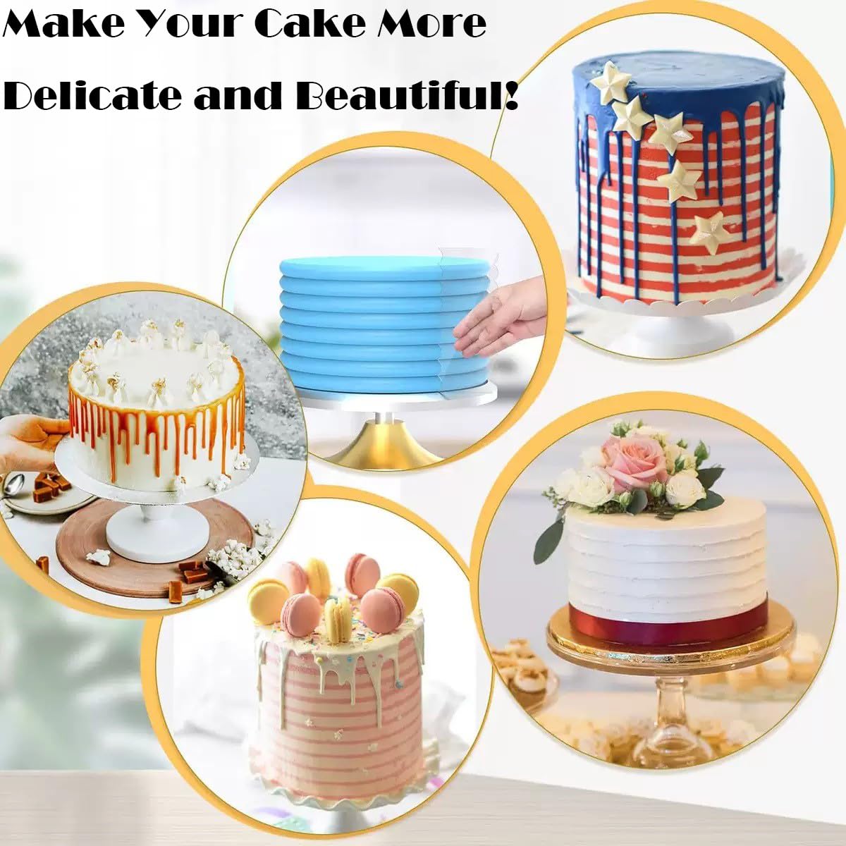 Mroace Cake Scraper Smoother