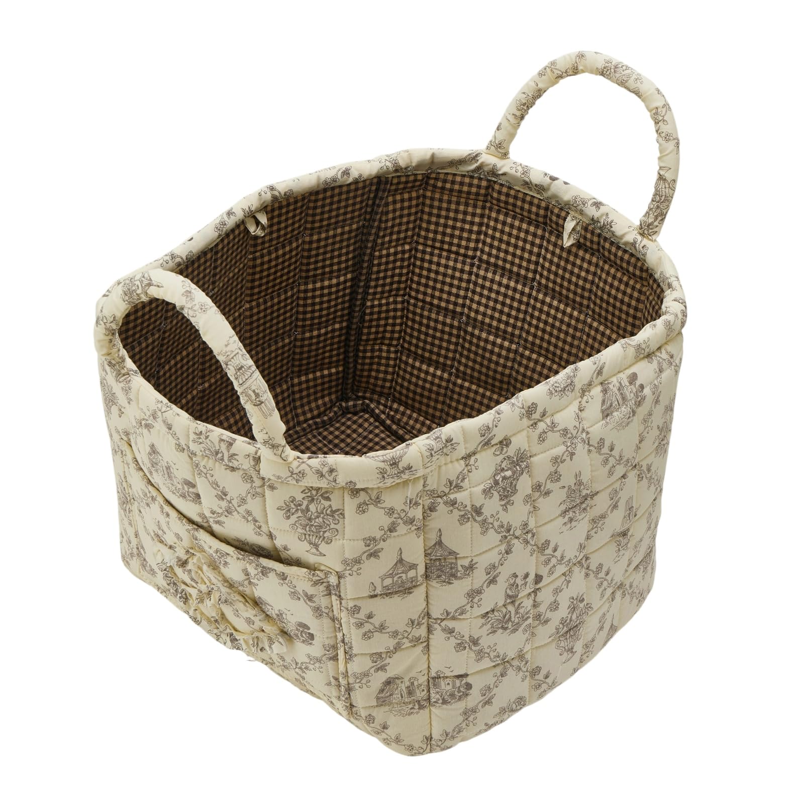 Mroace Boho Fabric Storage Basket