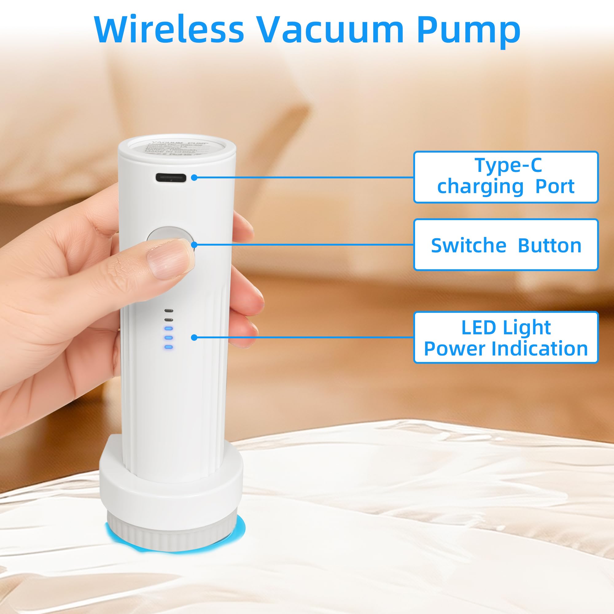 Mroace Vacuum Storage Bags Travel Air Pump