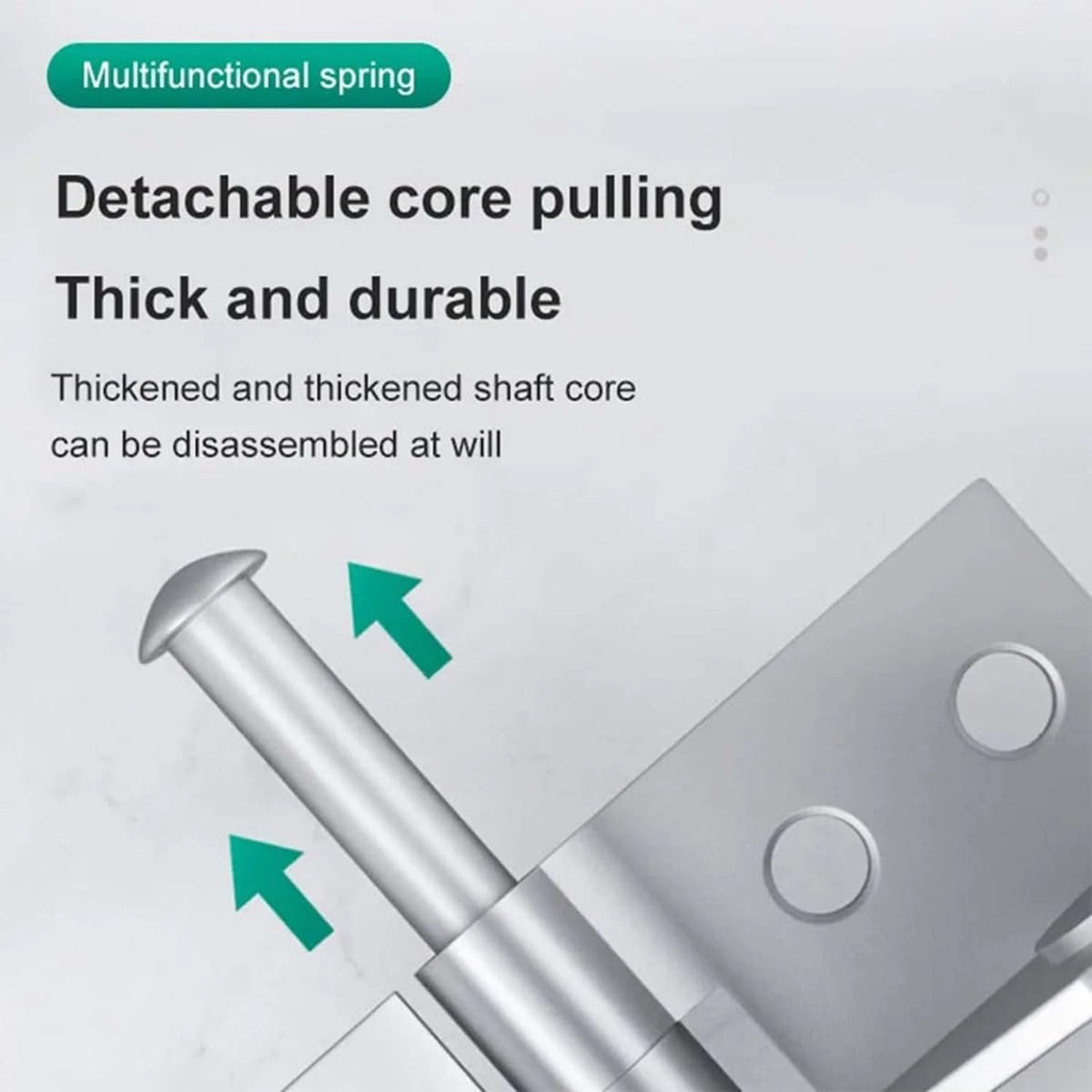 Mroace Automatic Self-Closing Door Hinges Kit