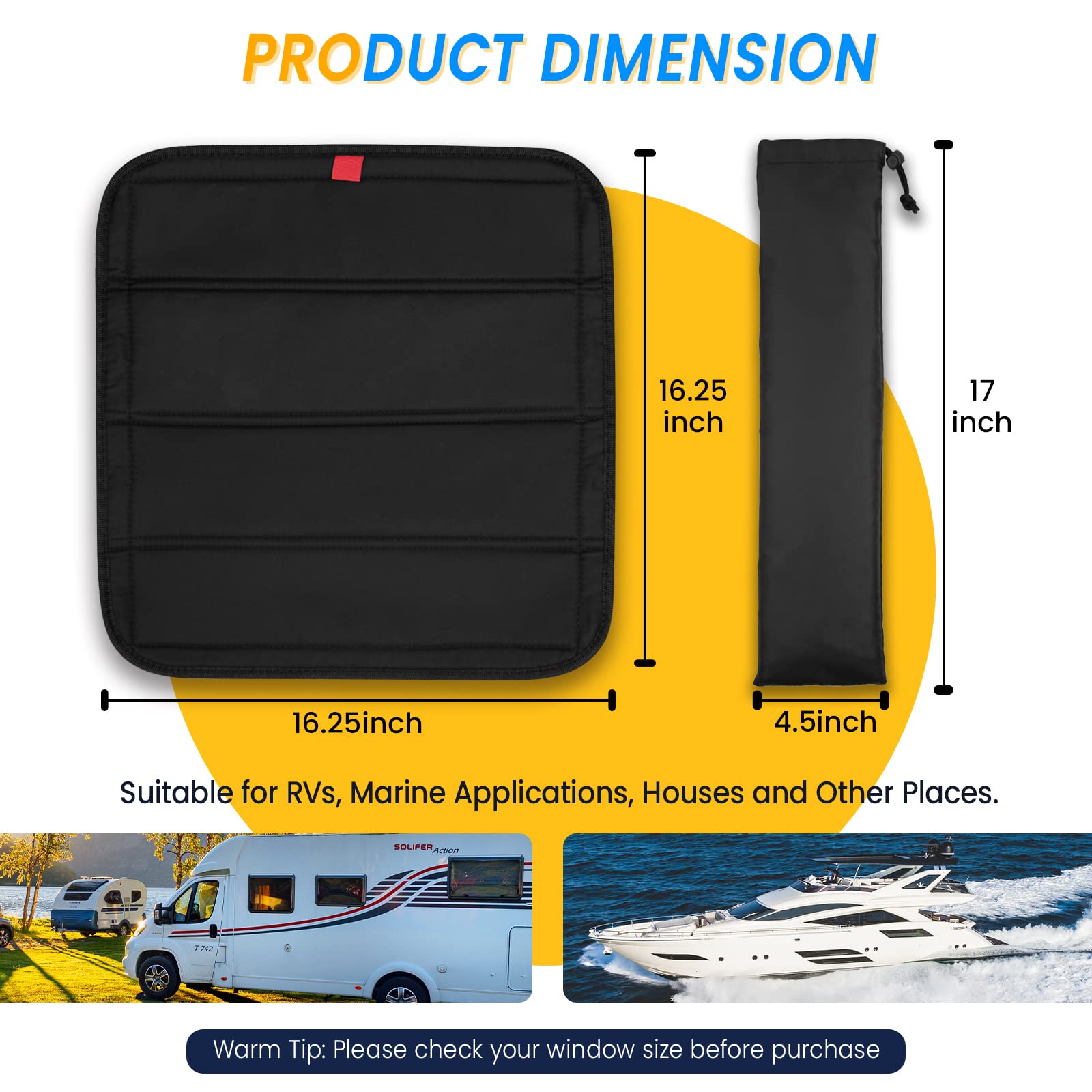 Mroace RV Window Shade