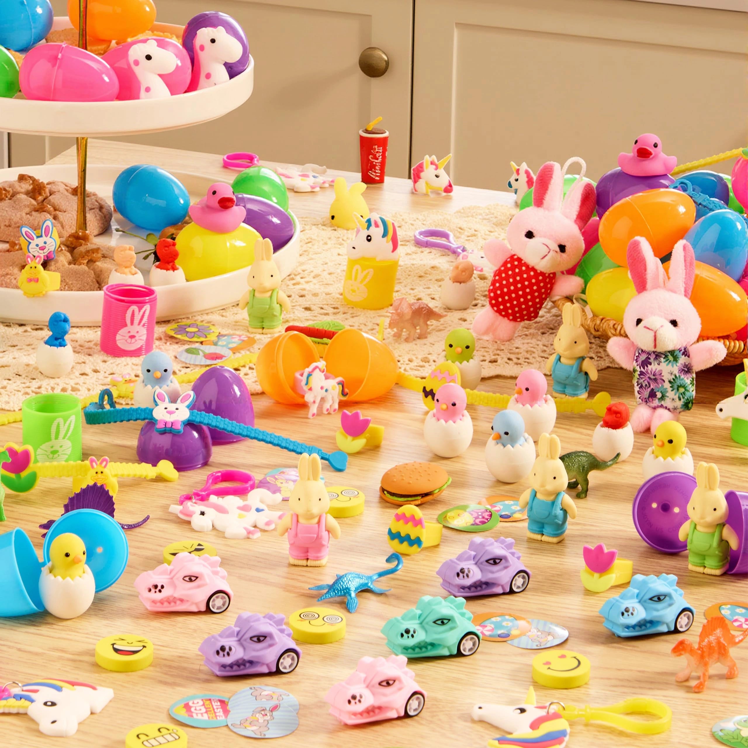 Mroace Prefilled Easter Eggs Toy Set