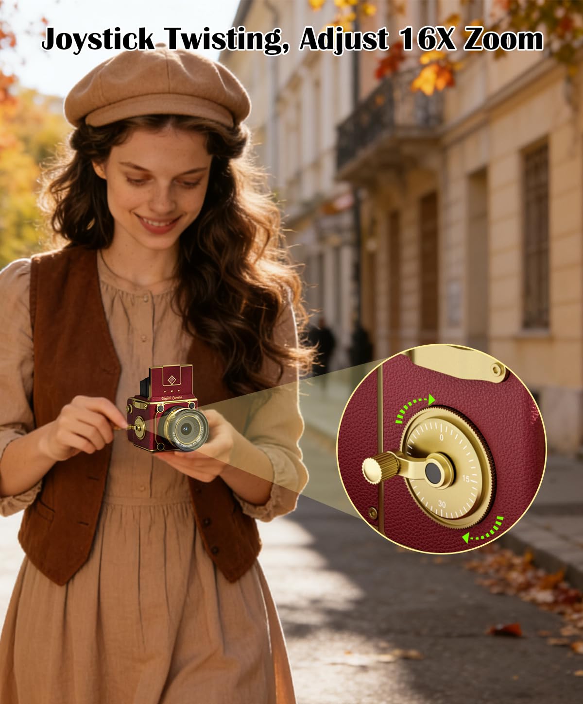 Mroace Vintage Digital Camera with Autofocus