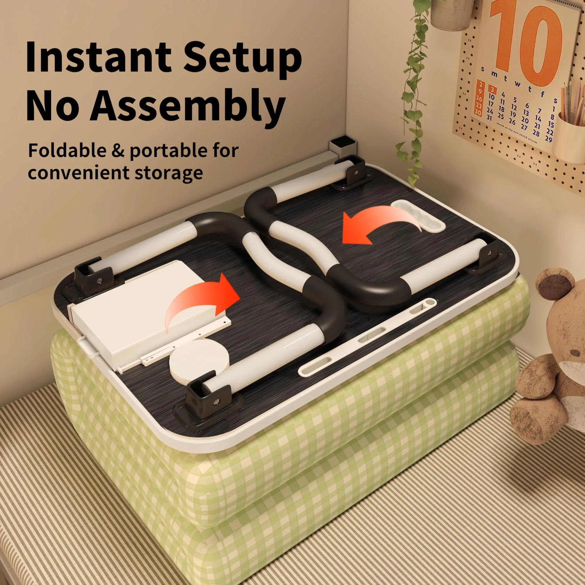 Mroace Foldable Portable Laptop Stand Lap Desk - MROACE