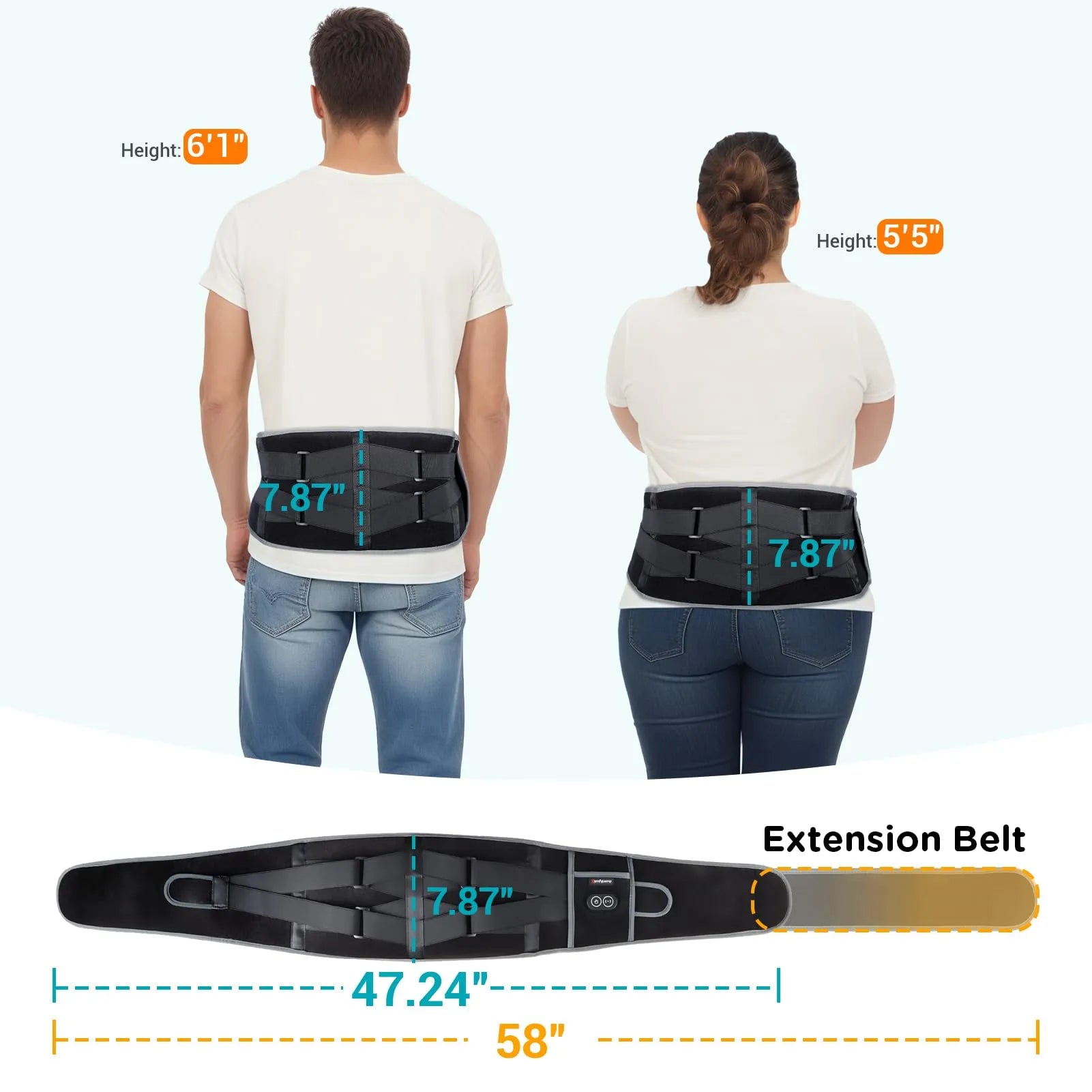 Mroace Cordless Heated Massage Pad