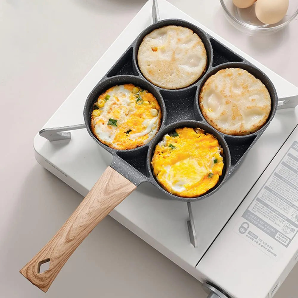 Mroace Nonstick 4-Cup Pancake Egg Frying Pan