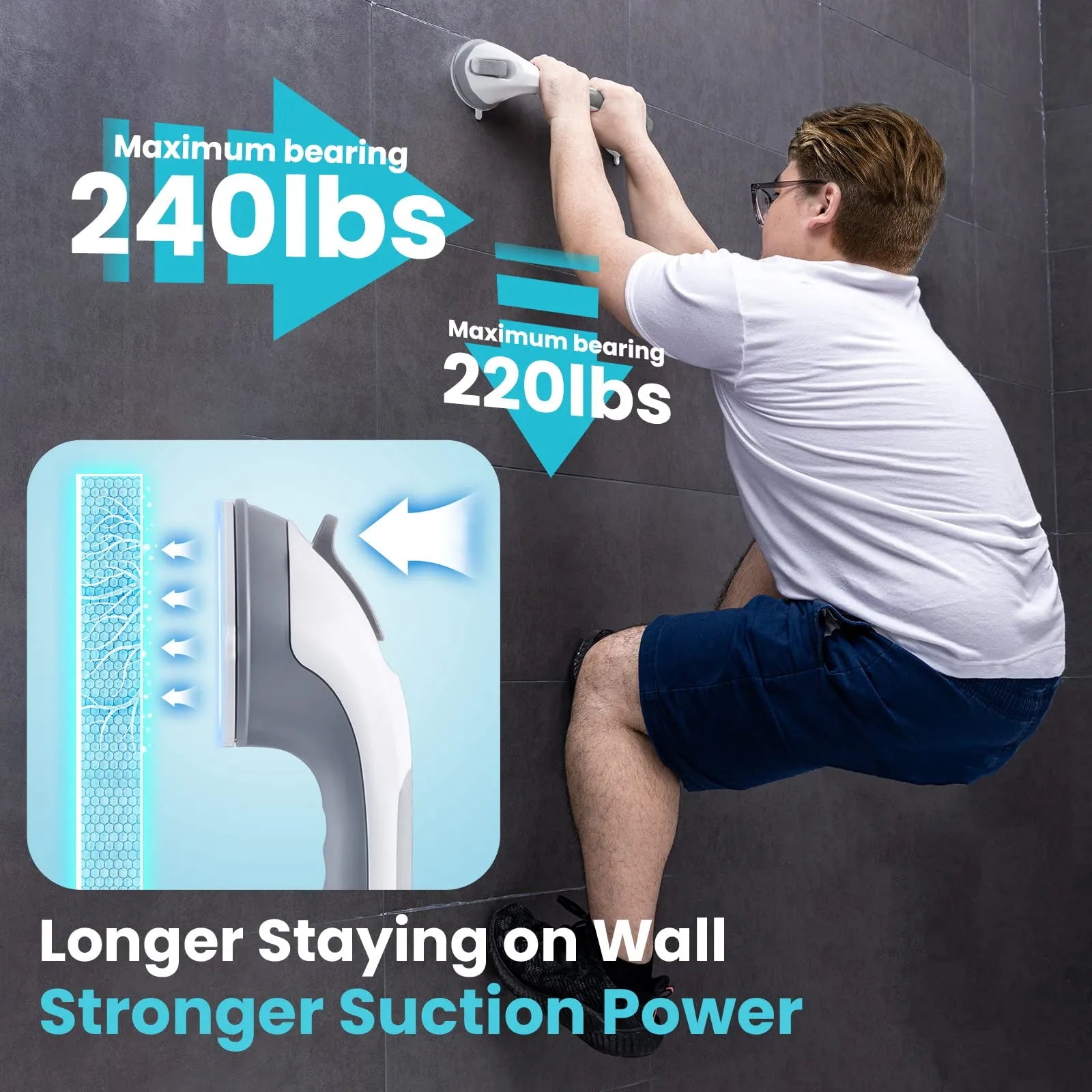 Mroace Shower Grab Bars