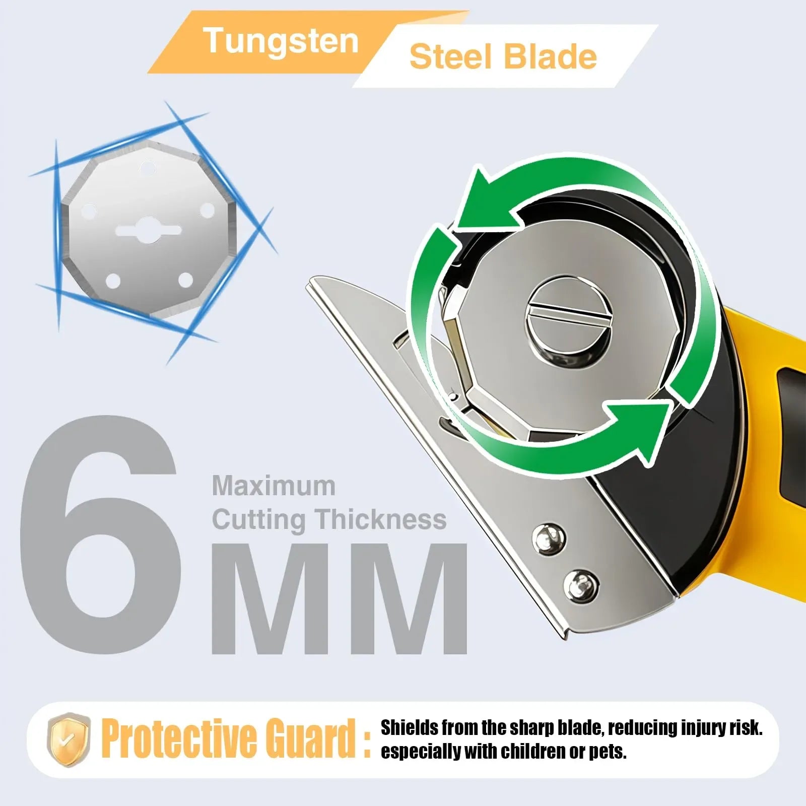 Mroace 4V Rechargeable Electric Scissors Cutter - MROACE