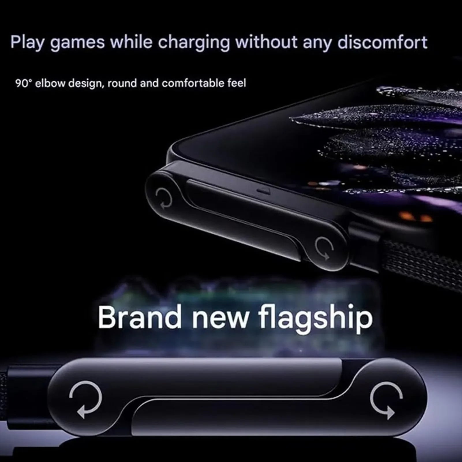 Mroace 240W Fast-Charging 2-in-1 Stand Hidden Cable - MROACE