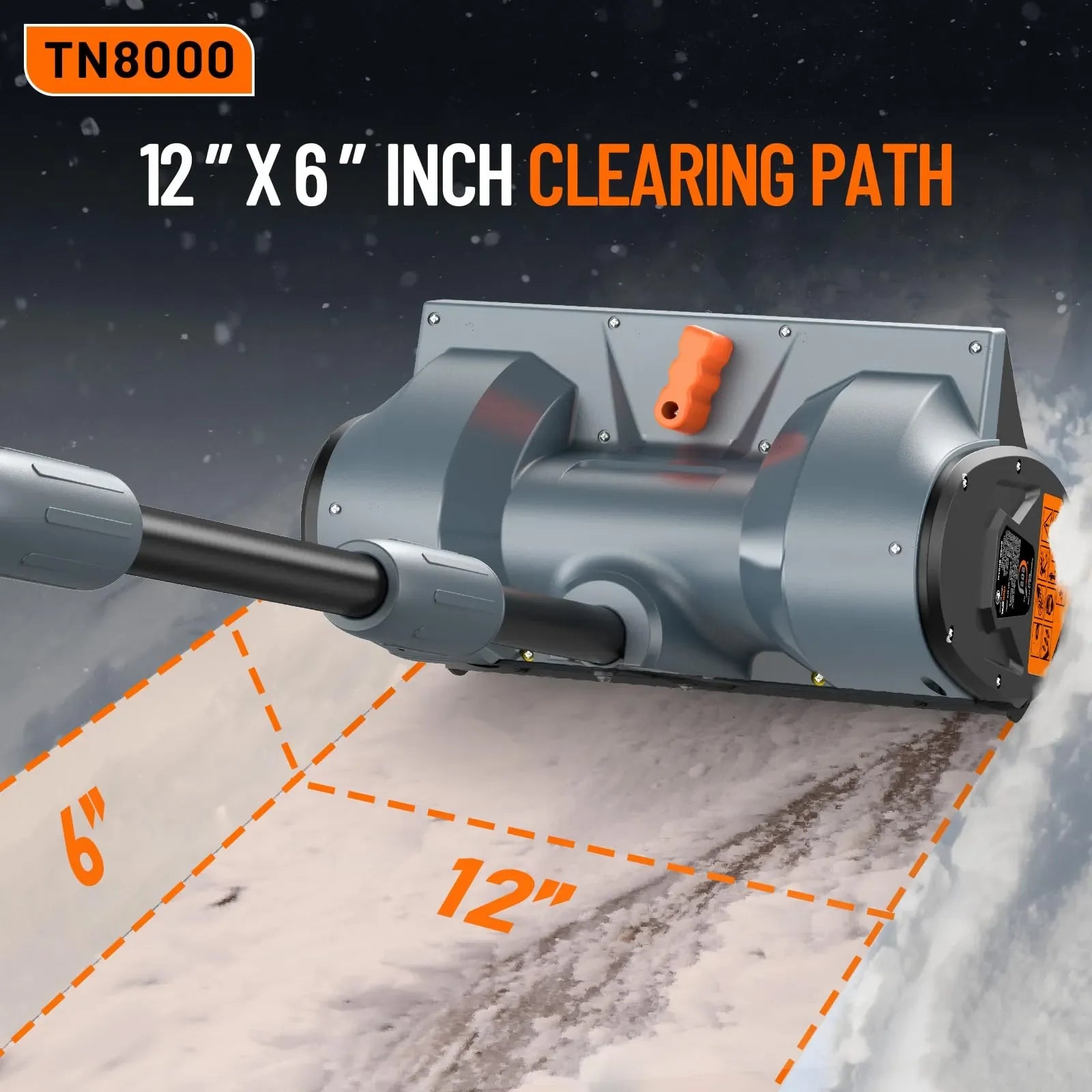 Mroace Cordless 8000mAh Electric Snow Shovel - MROACE