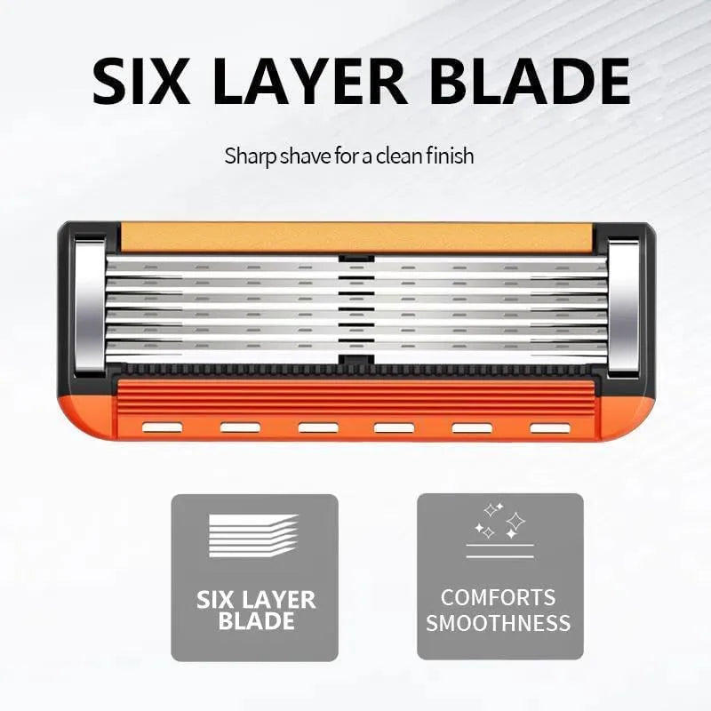 Mroace Ultra-Sharp Men's Razor Blade Refills 48pcs