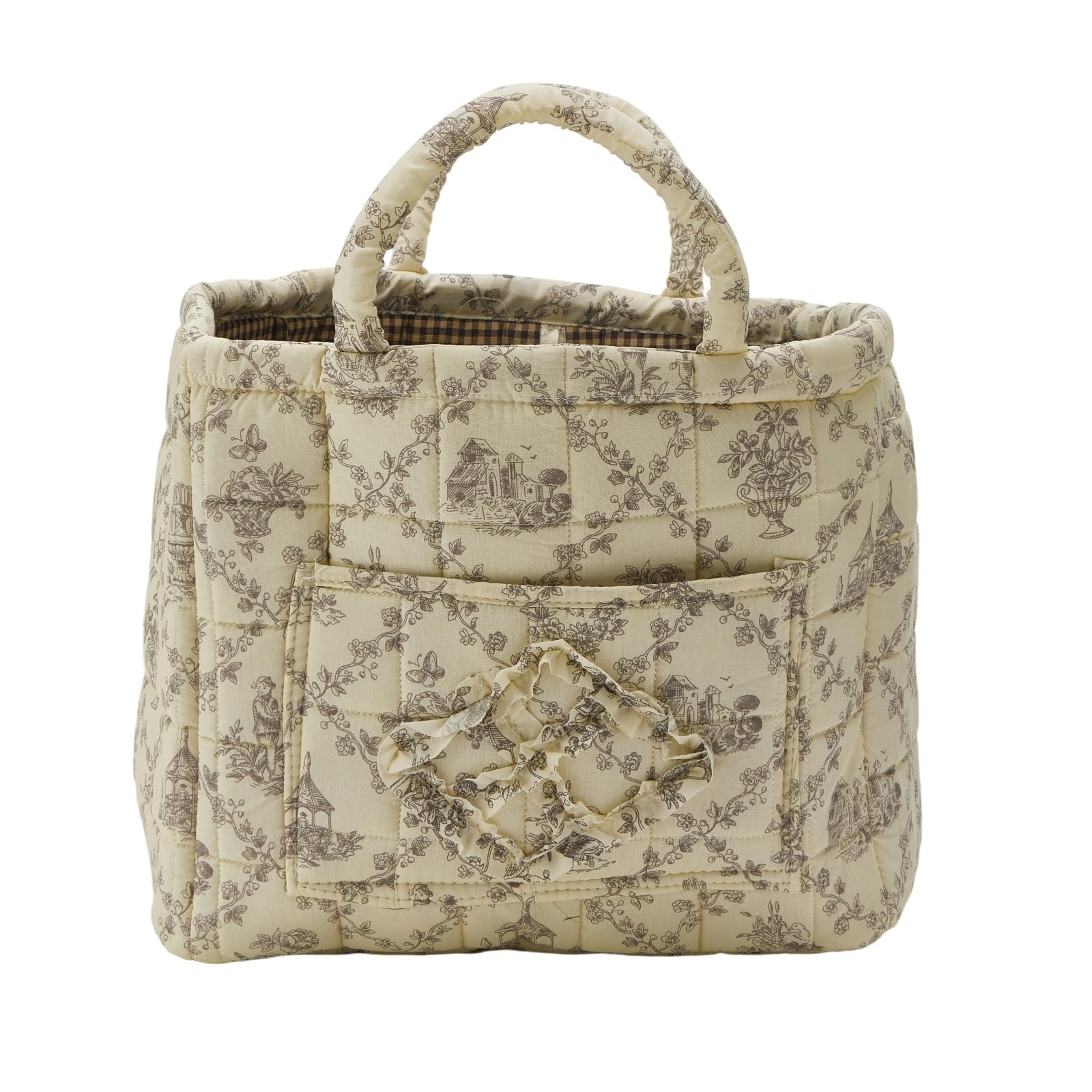 Mroace Boho Fabric Storage Basket