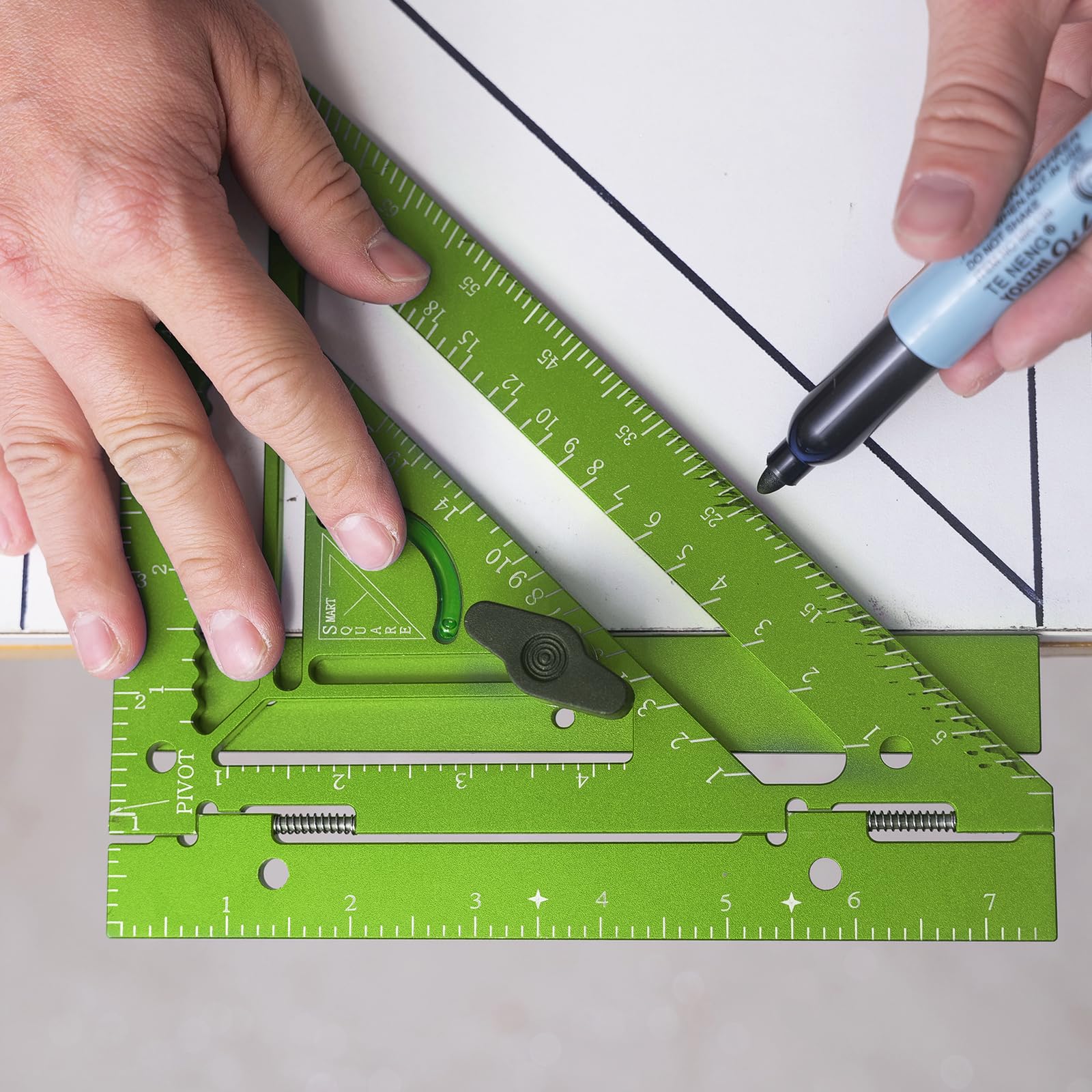 Mroace 8.3" Rafter Square Jig Block Tool