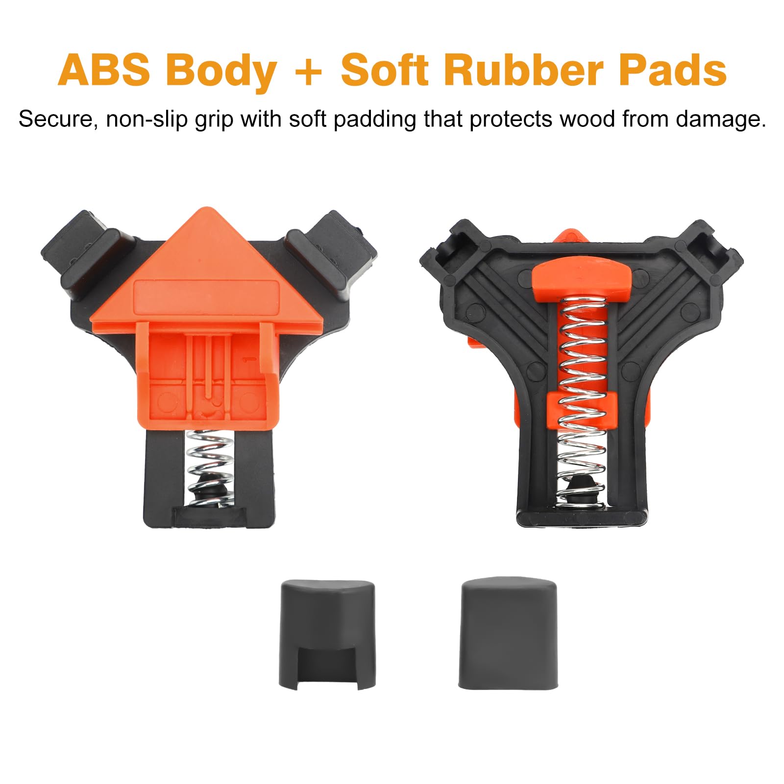 Mroace 90°Adjustable Spring Loaded Wood Clamps