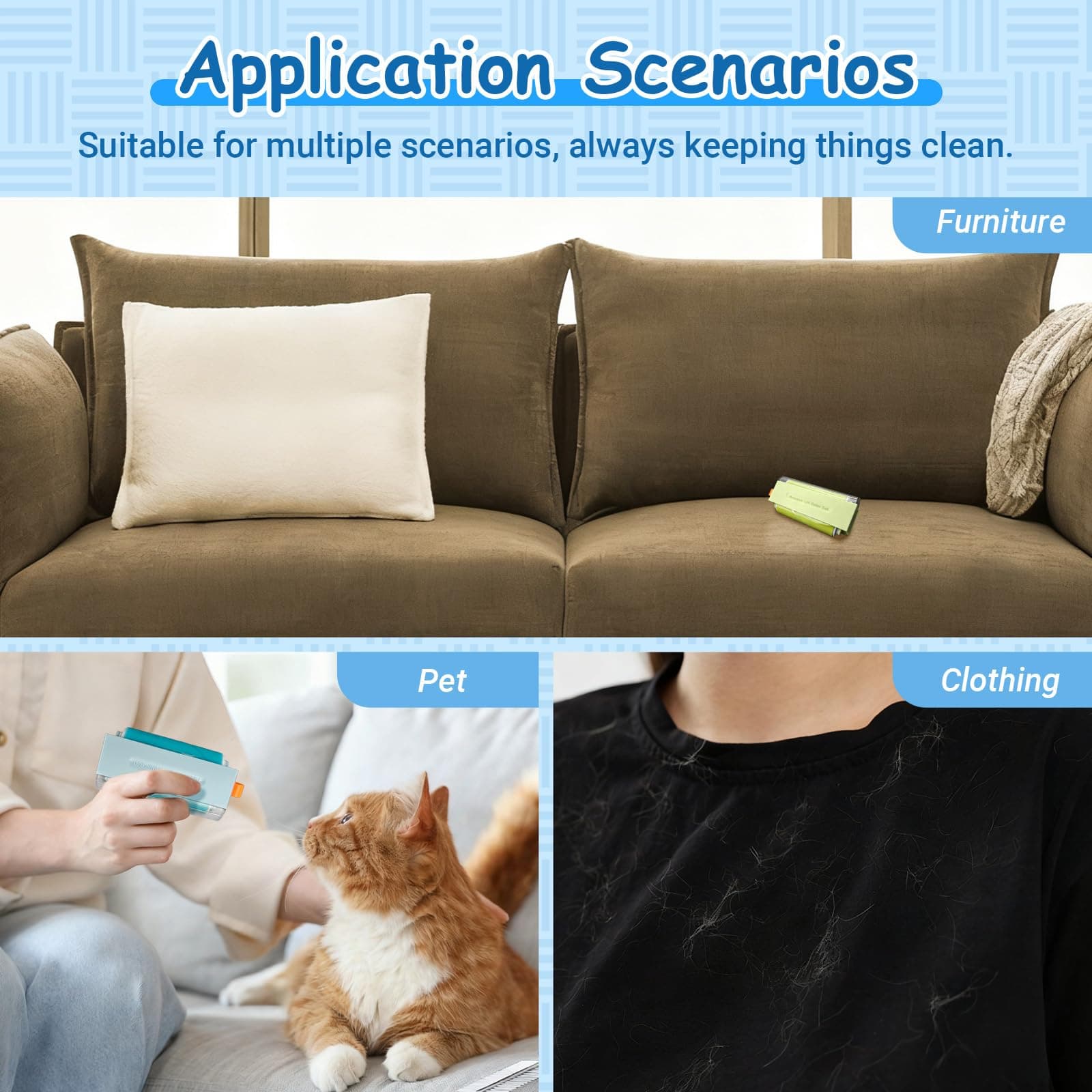 Mroace Mini Lint Roller Set