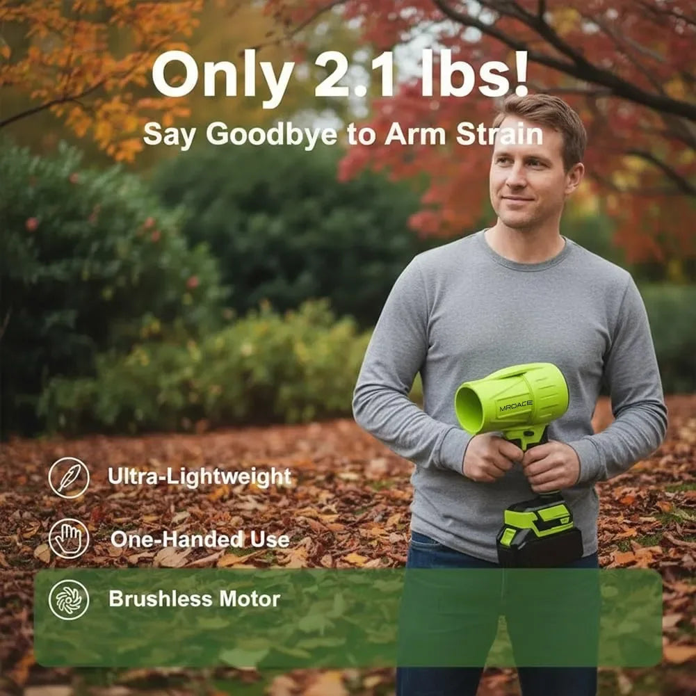 Mroace Cordless Electric Leaf Blower - MROACE