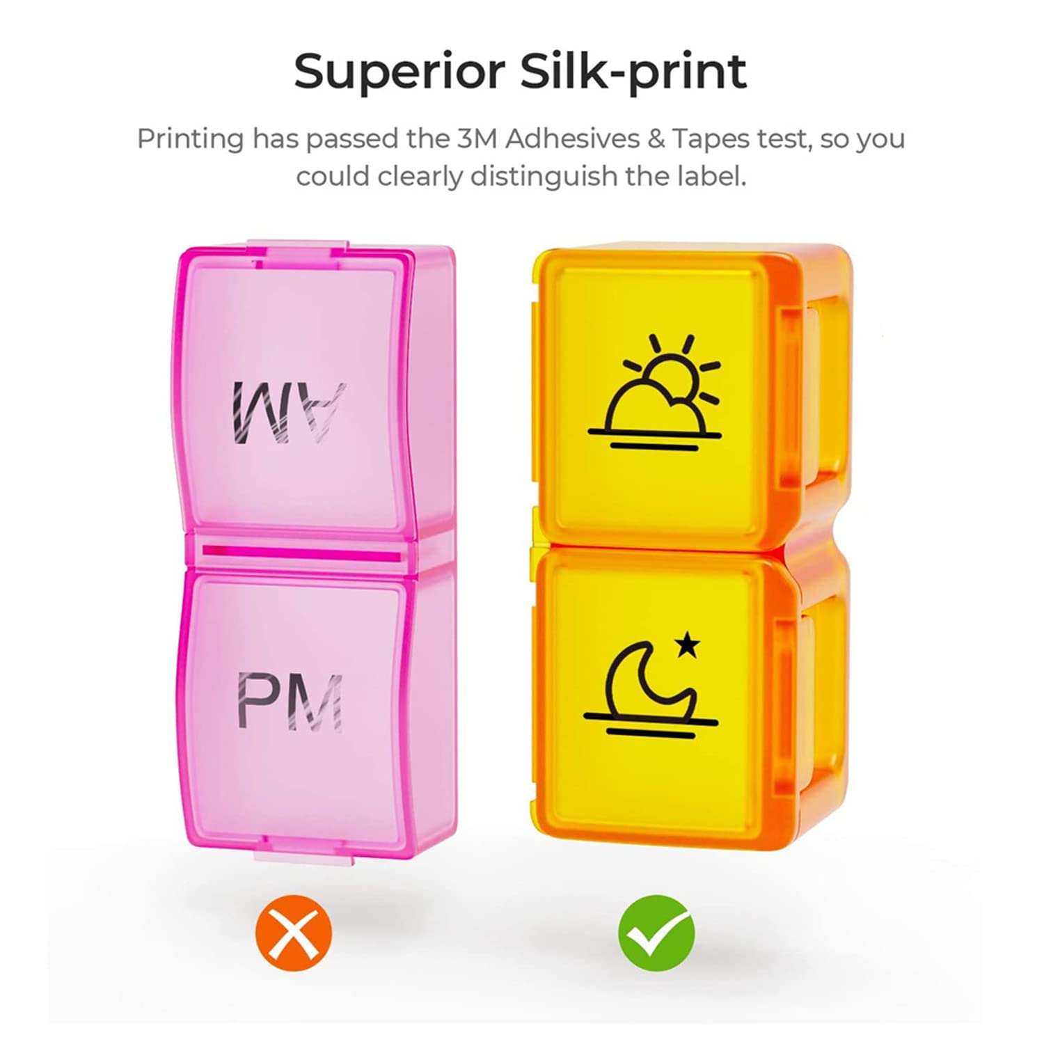 Mroace Monthly Pill Organizer