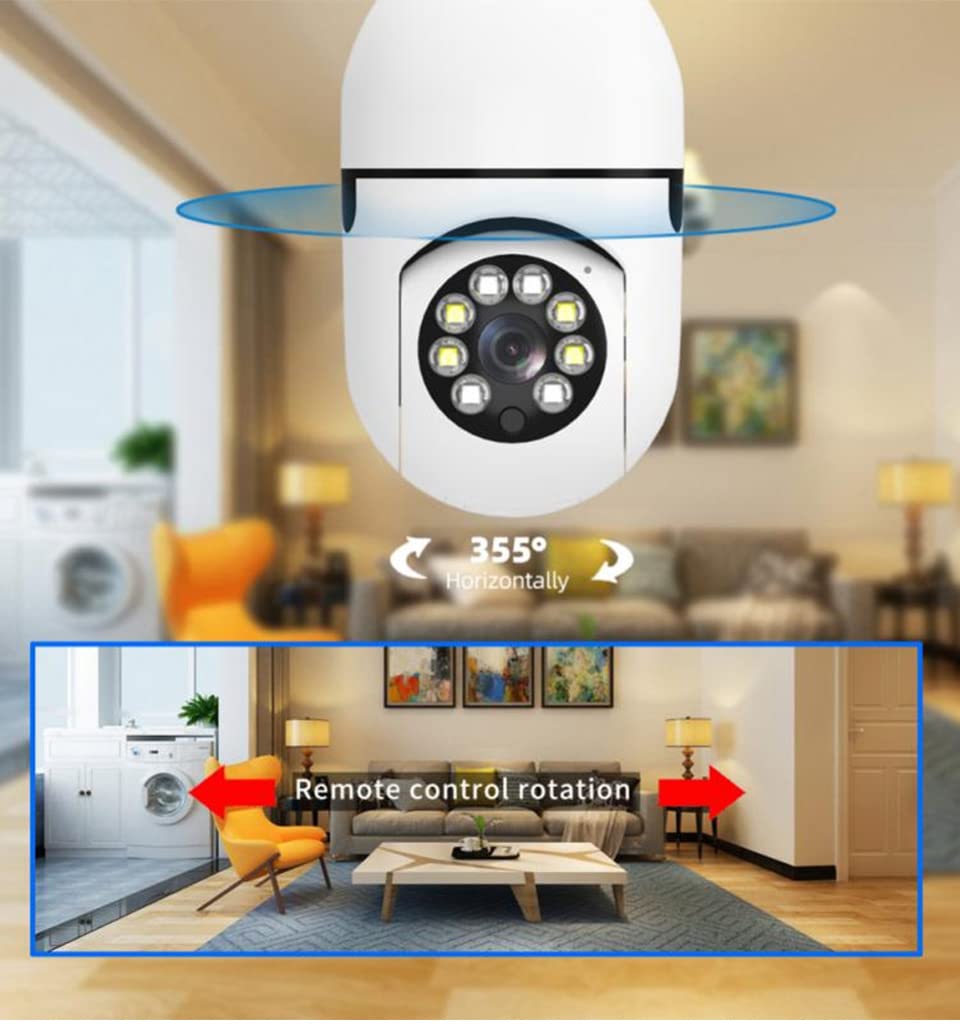 Mroace Light Bulb Security Camera