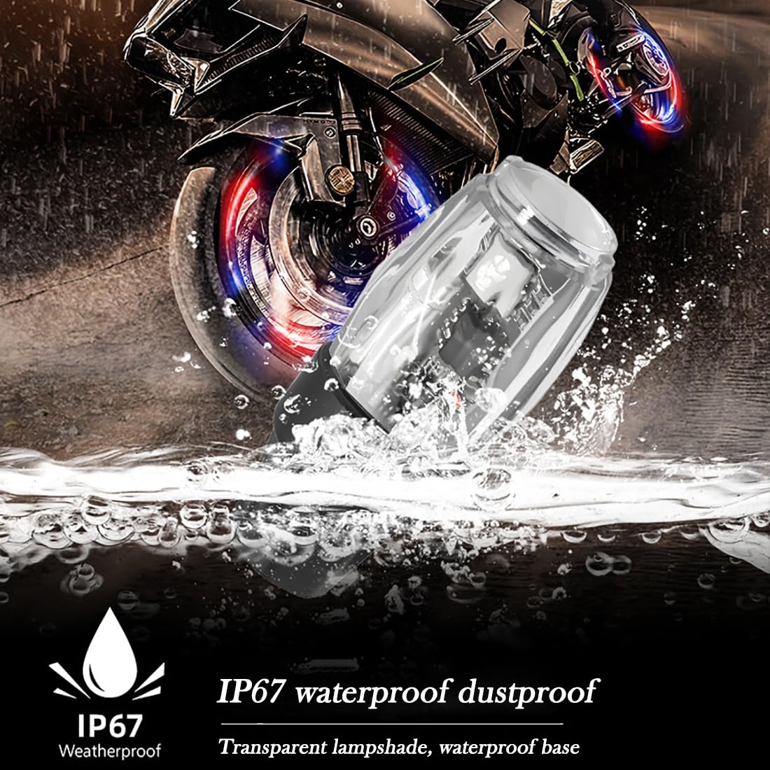 Mroace LED Tire Valve Lights kit