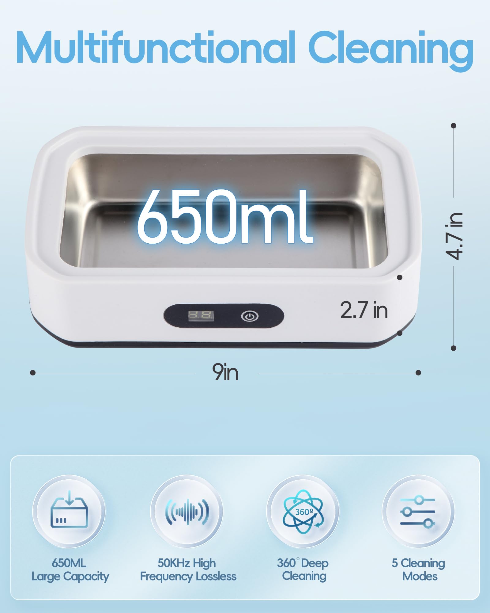 Mroace Portable Ultrasonic Cleaner