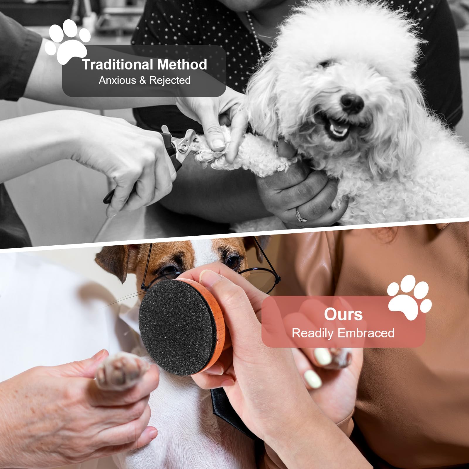 Mroace Replaceable Disc Dog Nail Scratch Board