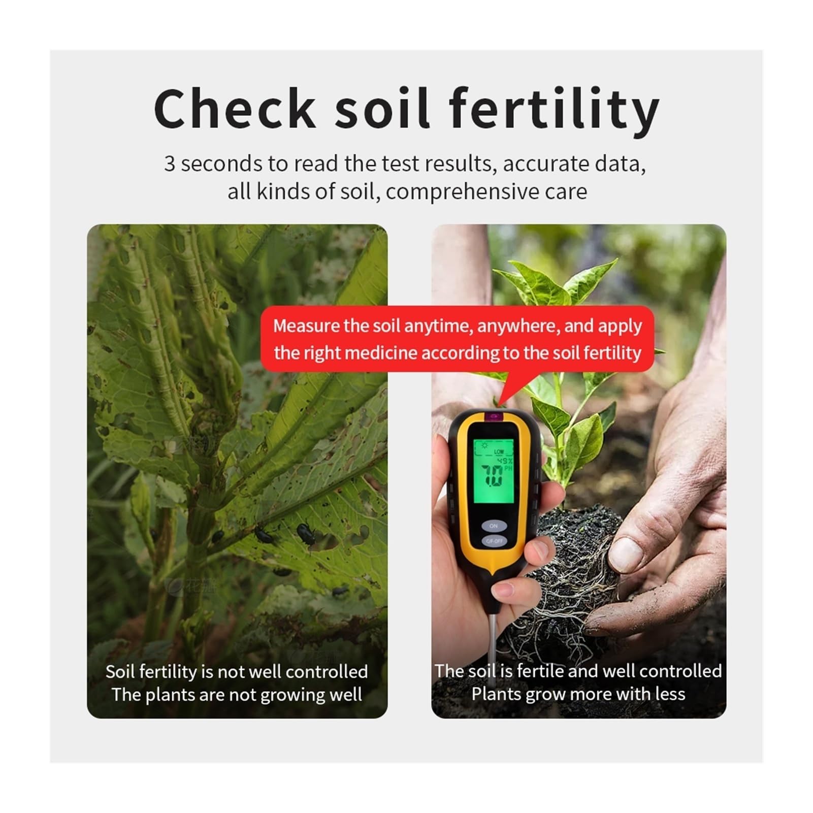 Mroace Easy Soil Analyzer
