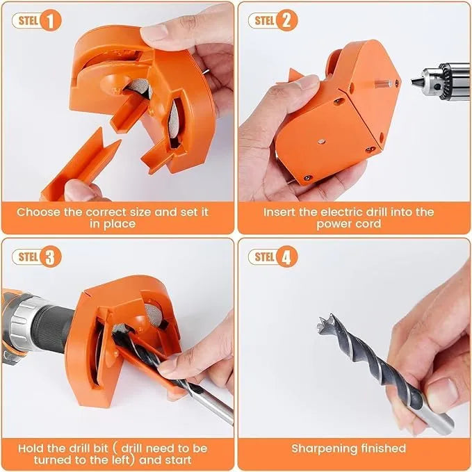 Mroace Multipurpose Drill Bit Sharpener for 5/64"–5/8" Bits