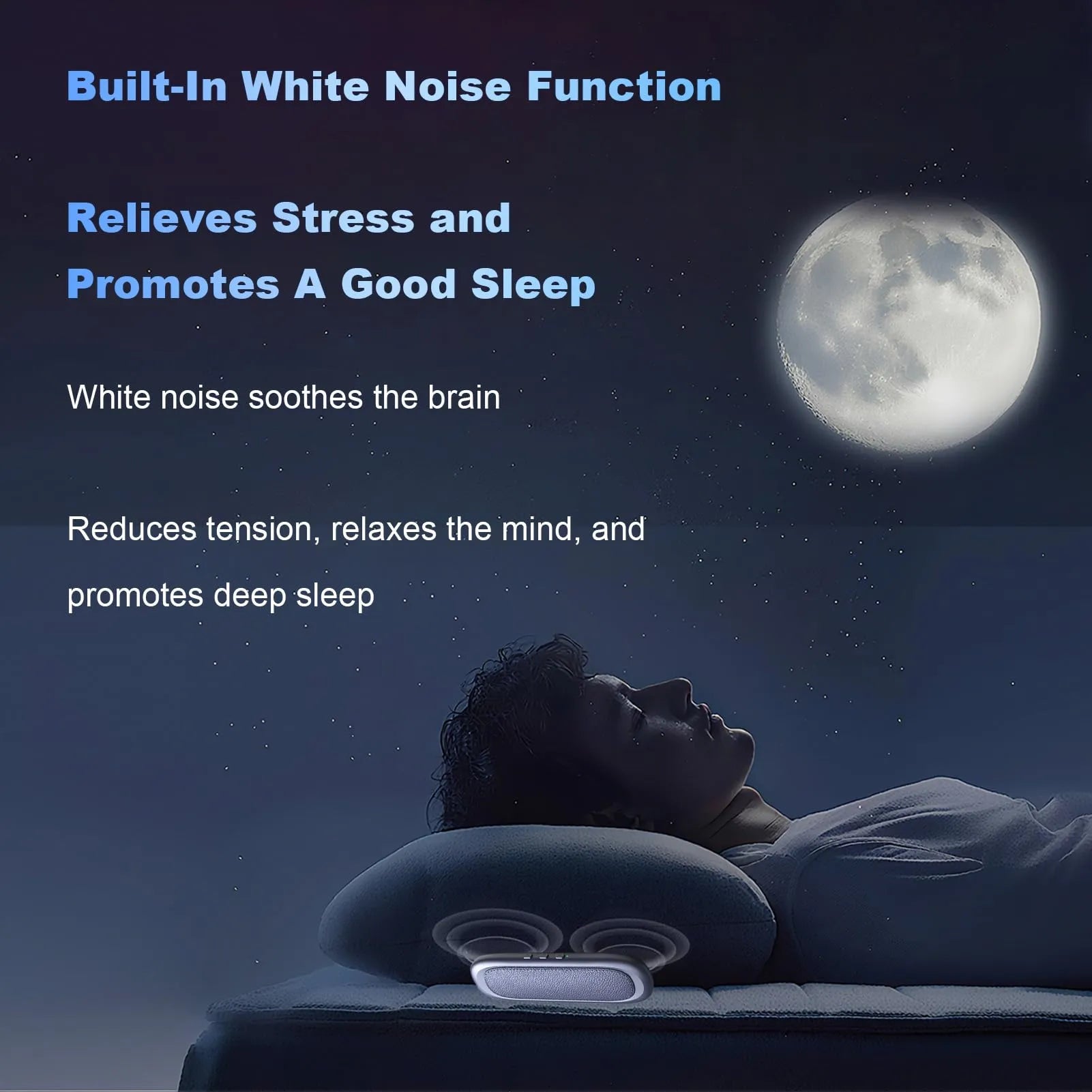 Mroace Bluetooth Bone Conduction Pillow Speaker