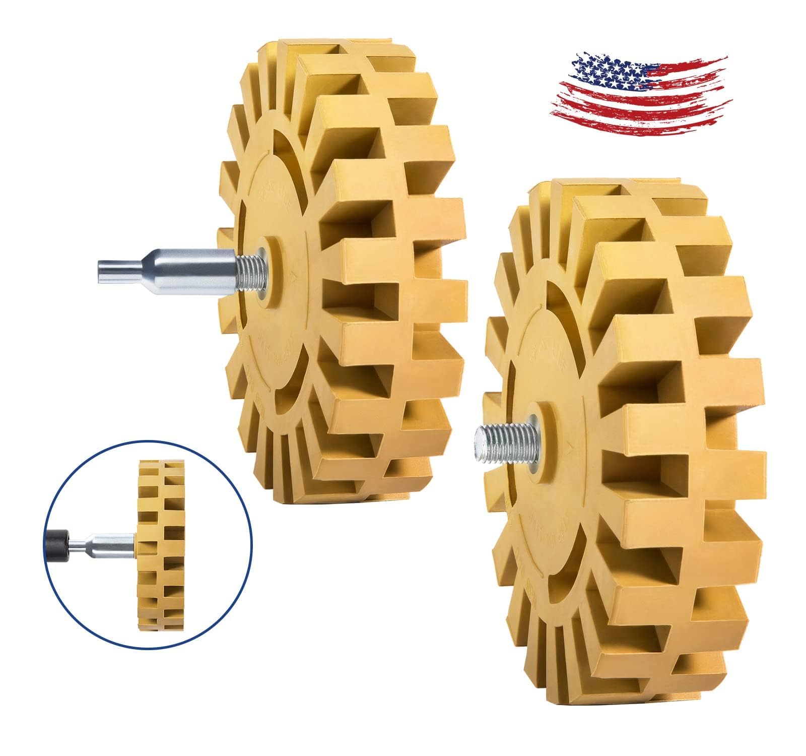 Mroace Decal Remover Eraser Wheel Rubber Wheel