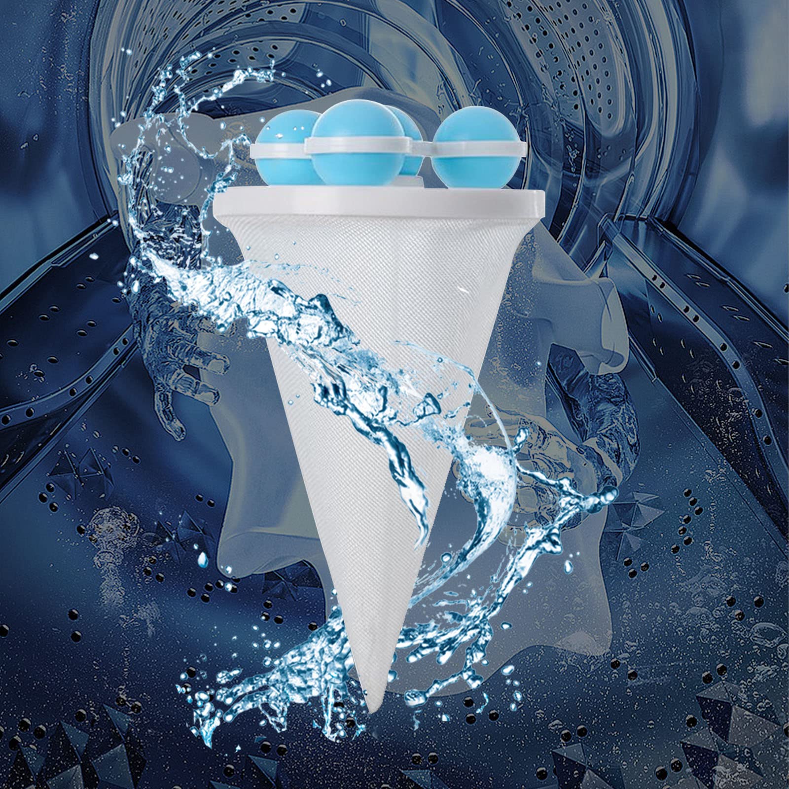 Mroace Washing Machine Hair Filter Cleaning Mesh