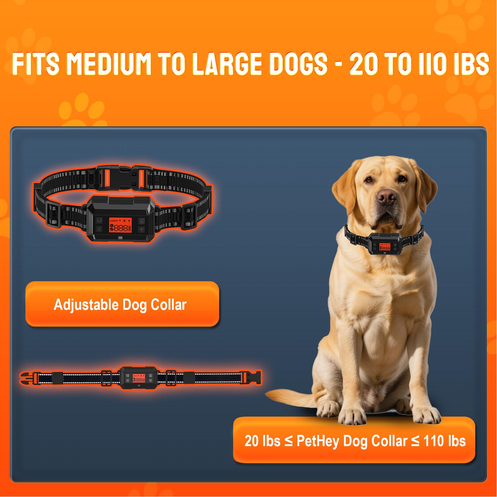Mroace GPS Dog Fence Collar