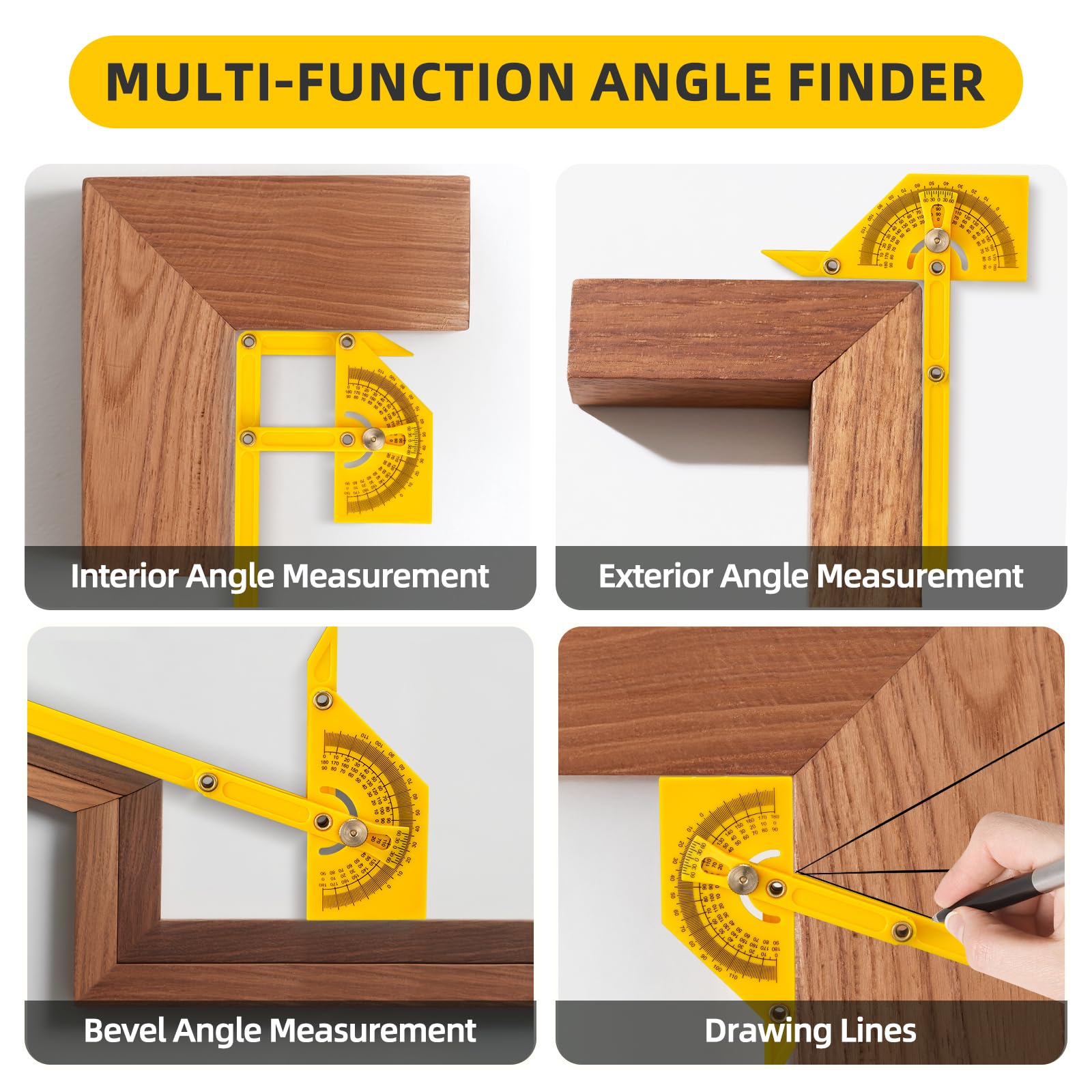 Mroace Adjustable Angle Finder Set