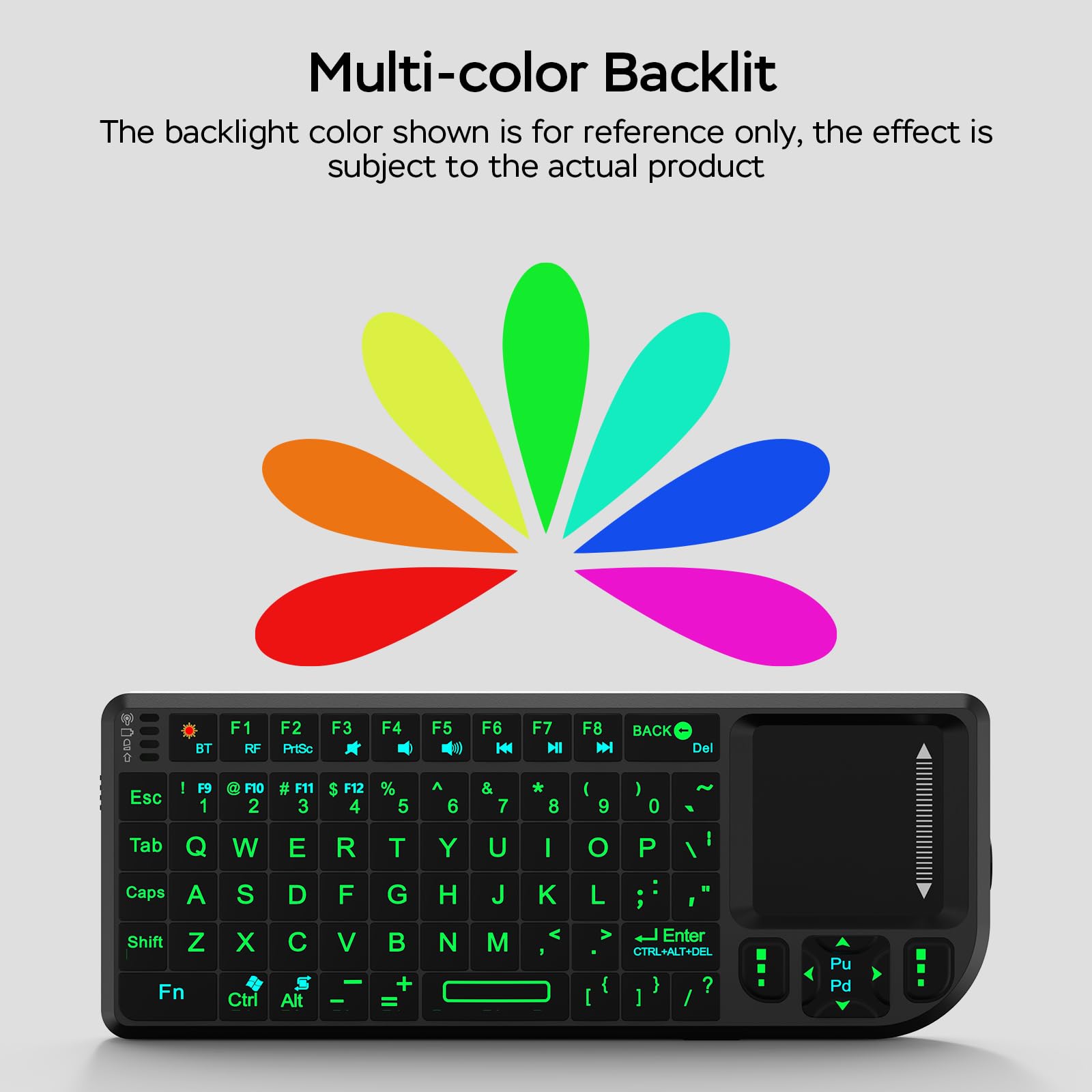 Mroace Mini Bluetooth Keyboard with Touchpad Set