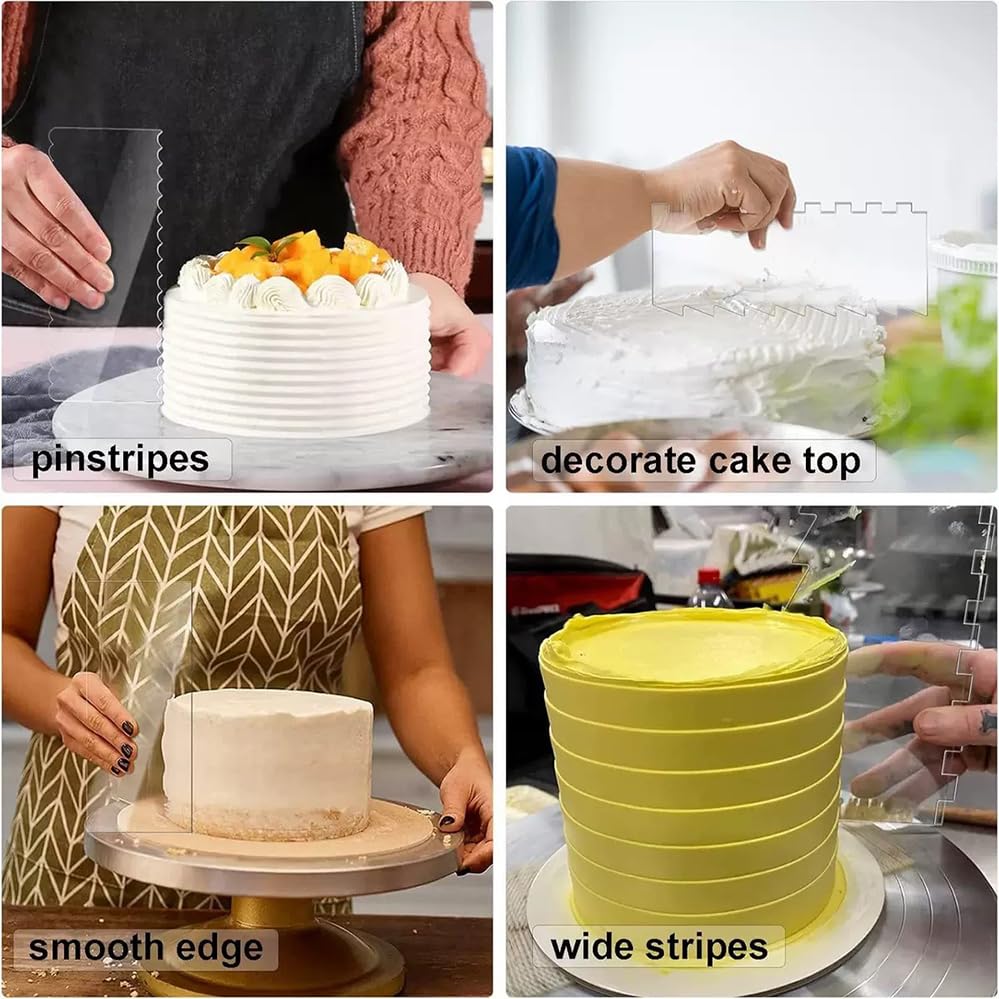 Mroace Cake Scraper Smoother