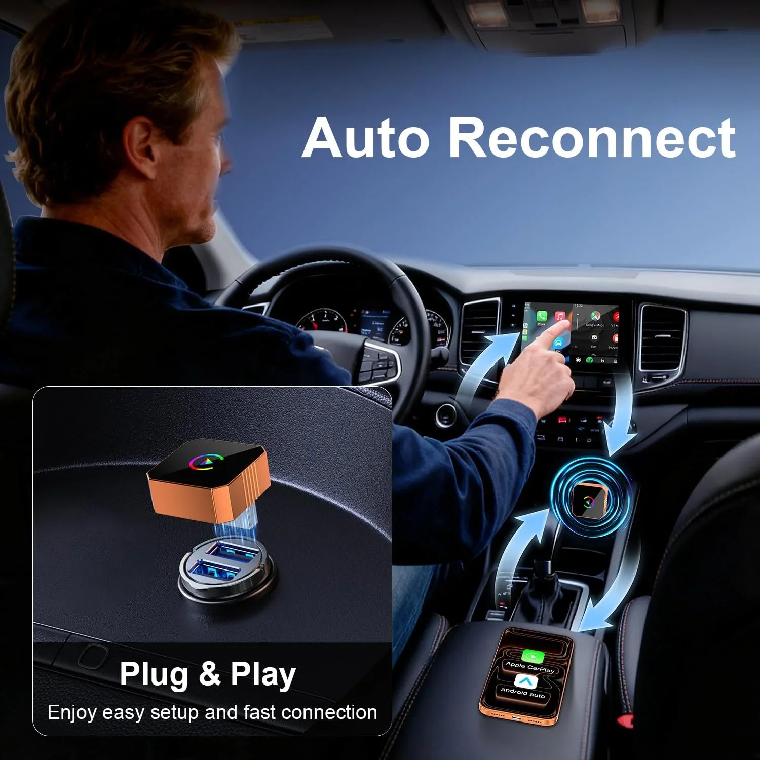 Mroace Wireless CarPlay Adapter - MROACE