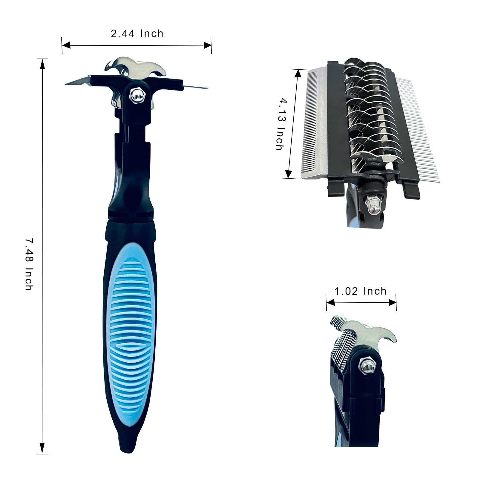 Mroace 3-in-1 Pet Grooming Brush
