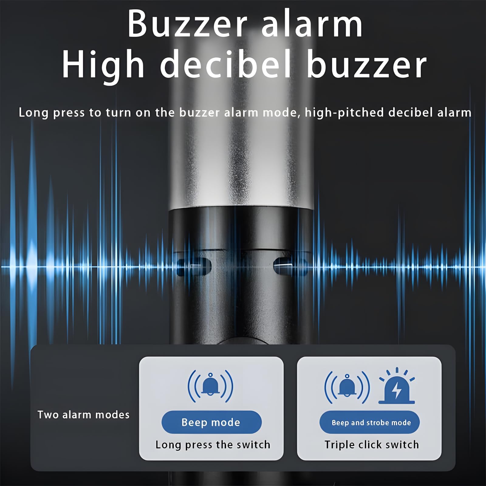 Mroace Curved Tactical LED Flashlight